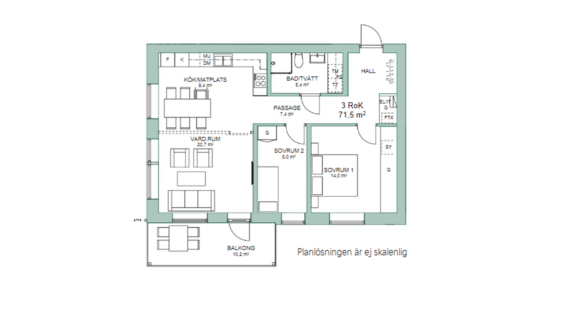 Trönningebjärsvägen 35, 432 47, Varberg